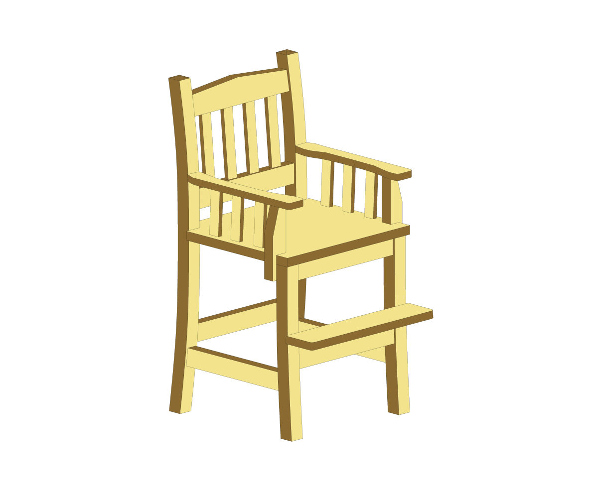 Mission Youth Arm Chair Twin Brook Furniture