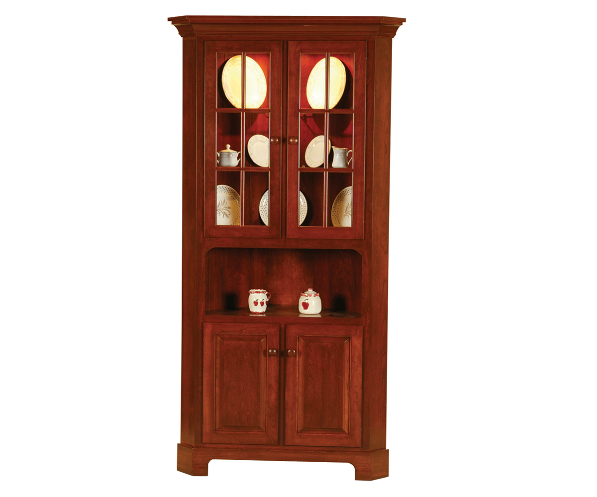 Shaker Corner Hutch Twin Brook Furniture
