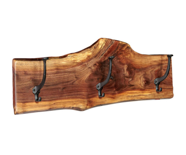 Walnut 3 Coat Hook