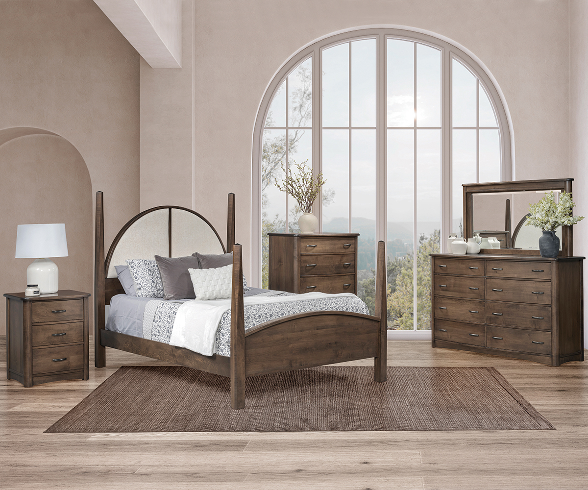 Meridian Post Bed With Footboard Bench - Image 2