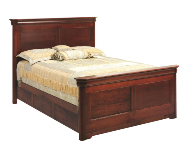 Versailles Panel Bed With Drawer Units Raised 2"