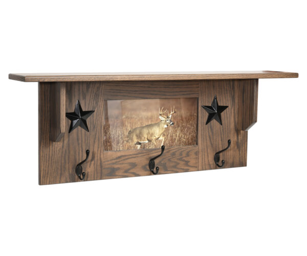 Shelf With 3 Hooks