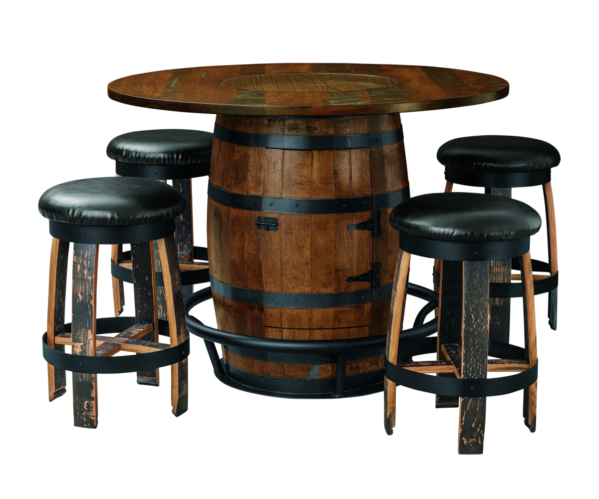 26" Swivel Barrel Bar Stool - Image 2