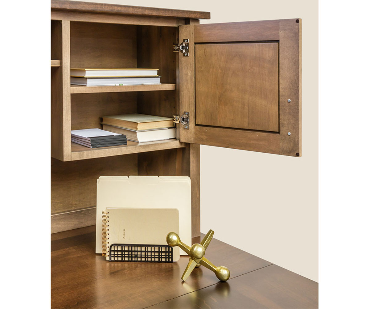 Shelton L Desk and Hutch - Image 7