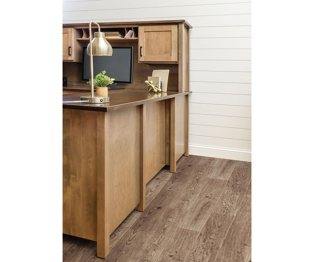 Shelton L Desk and Hutch - Image 8