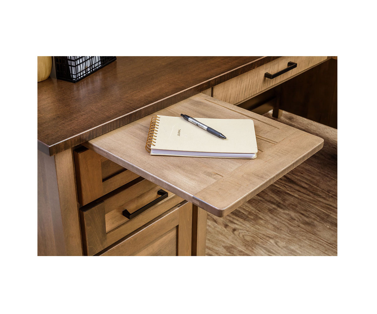 Shelton L Desk and Hutch - Image 4