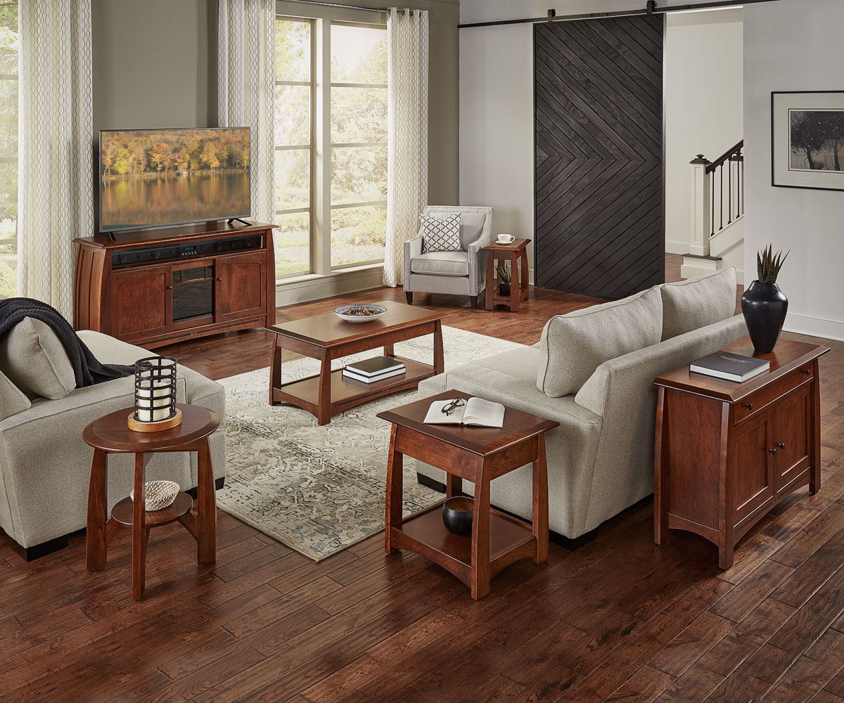 Boulder Creek Enclosed Lift Top Coffee Table - Image 2