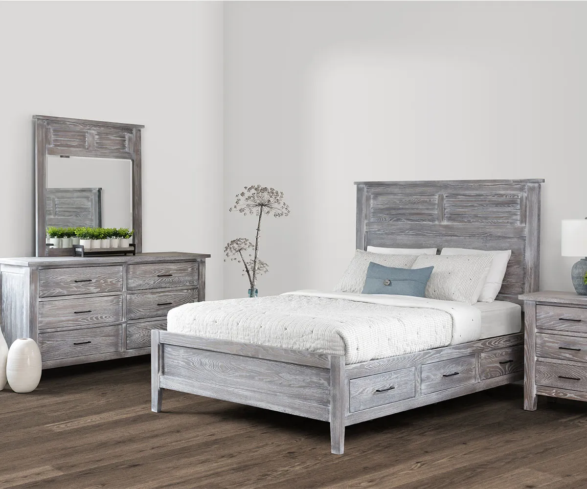 Manor Louver Panel Bed With Underbed Storage - Image 2