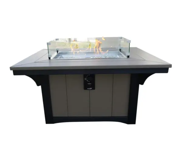 Boulder Creek Firepit With Poly Sides