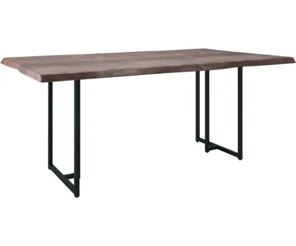 Live Edge #406 Metal Tube Table