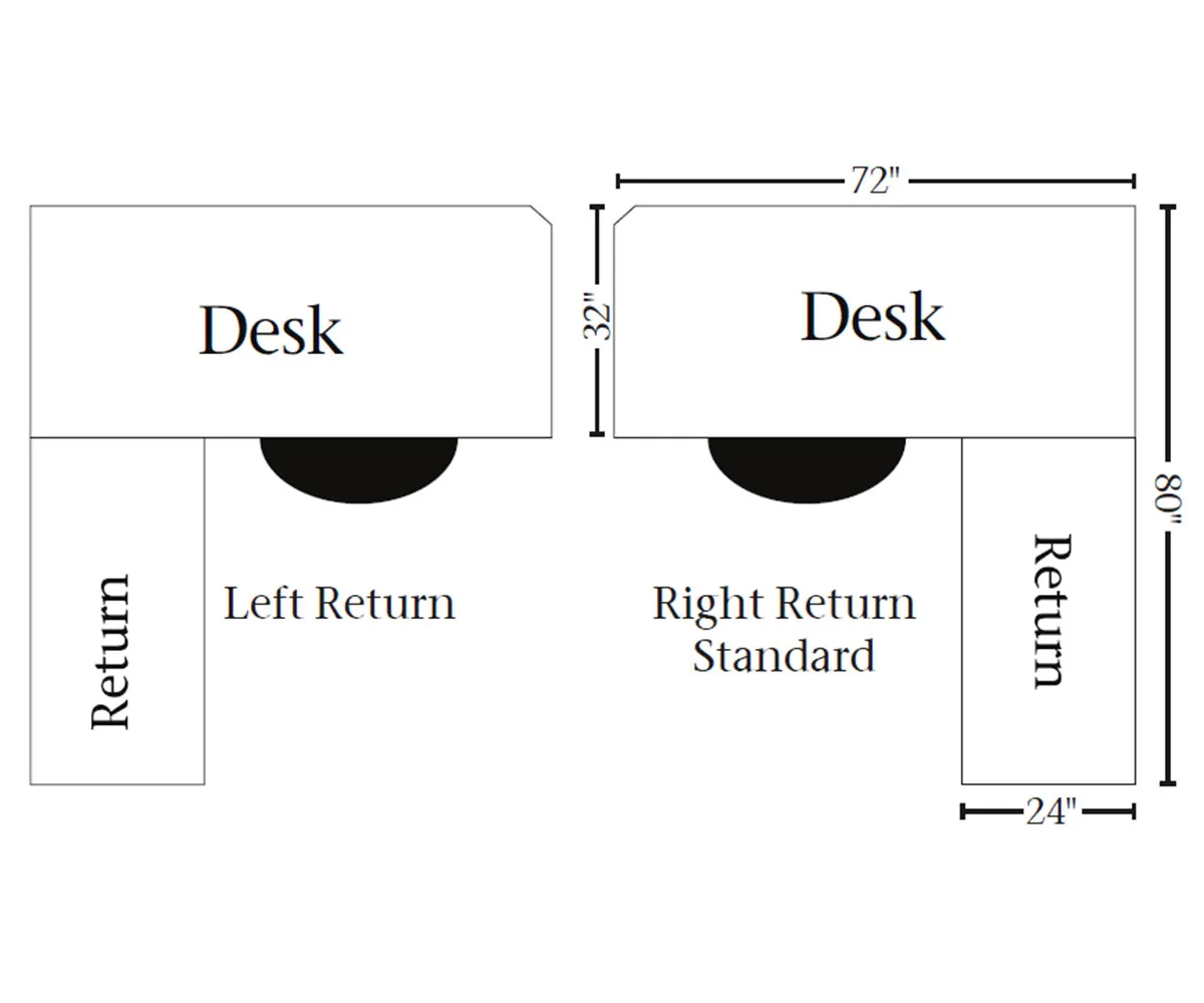 Covington L-Shaped Desk with Hutch Topper - Image 2