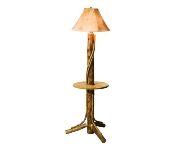 Floor Lamp With Shelf