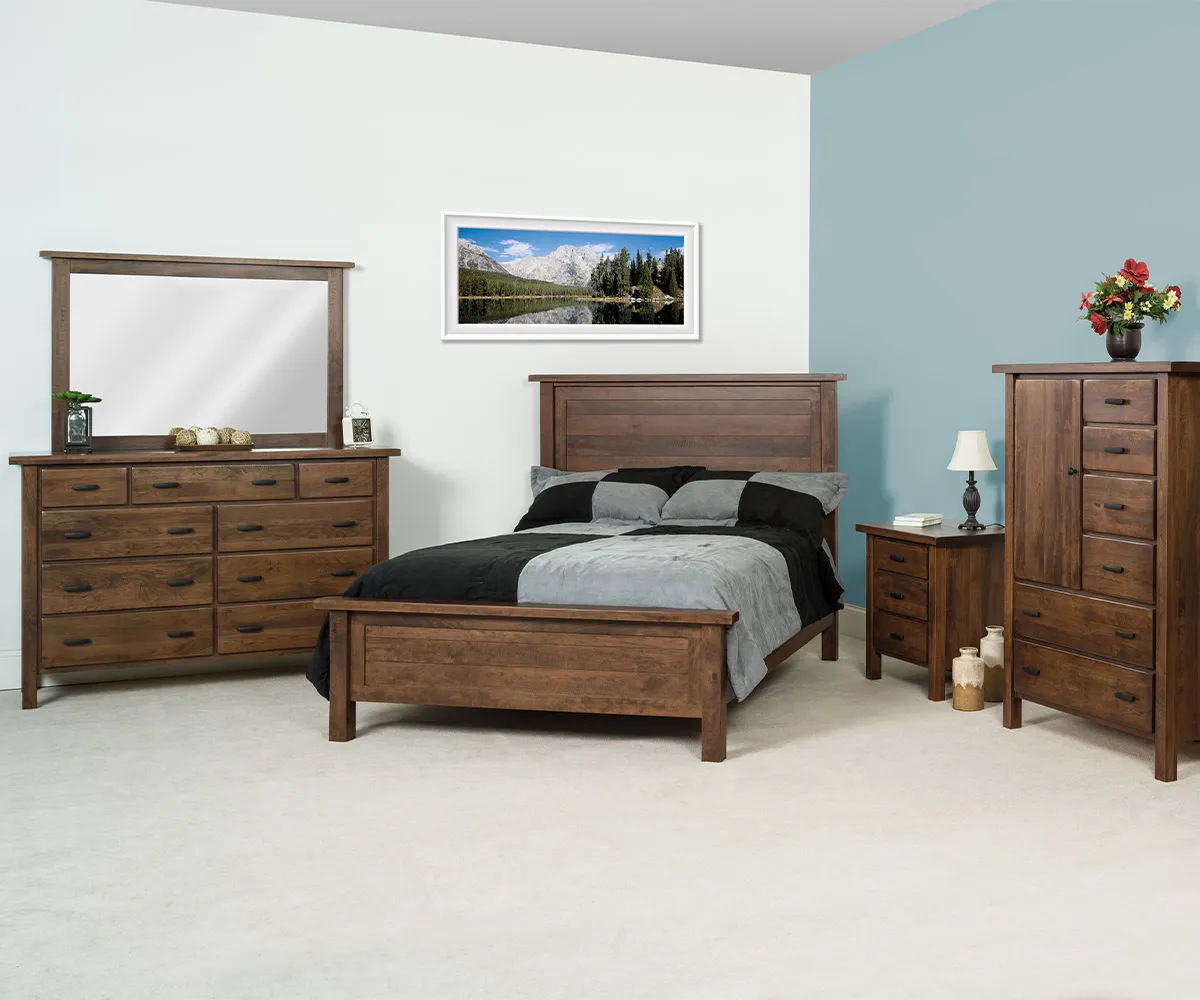 Sawyer Wood Panel Bed - Image 2