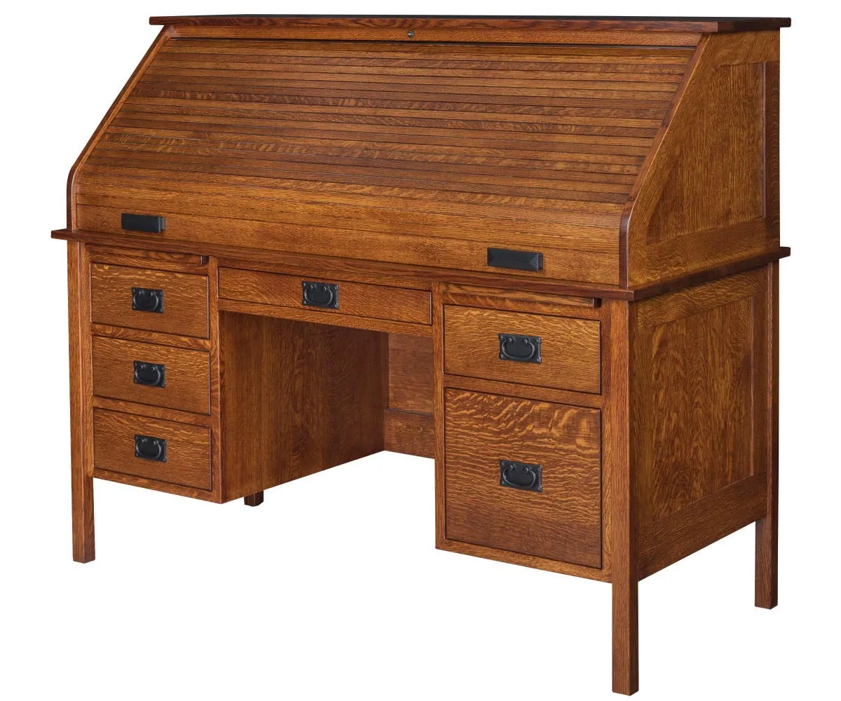 Post Mission Rolltop Desk - Image 2