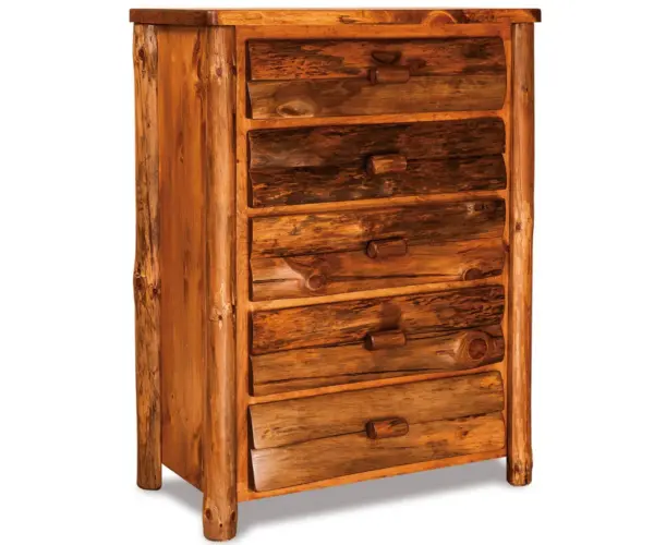 5 Drawer Chest - Rustic Pine