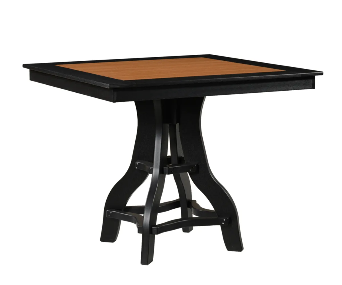 44" Square Balcony Border Table - 36"H
