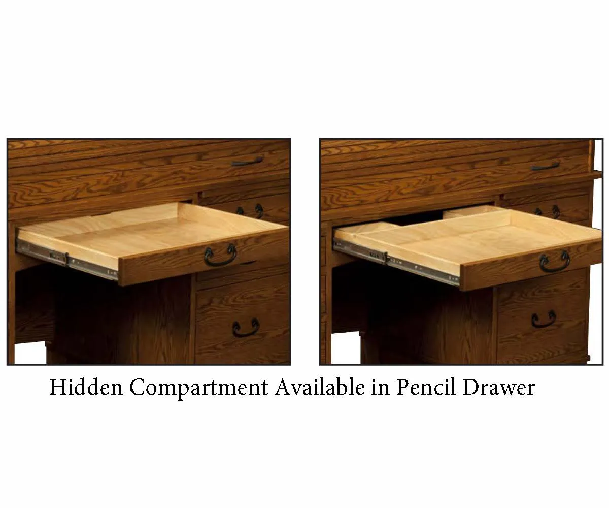 Boulder Creek Desk and Hutch - Image 3