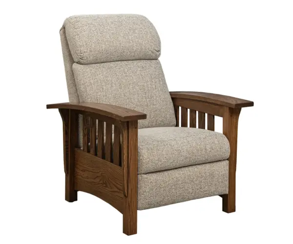 Classic Mission Recliner with Bustle Back