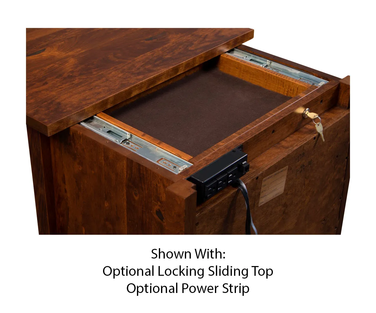 Arts & Crafts 3 Drawer Nightstand - Image 4