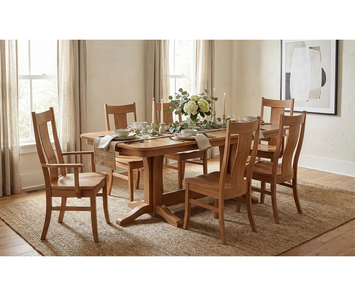 Milltown Double Pedestal Table - Image 2